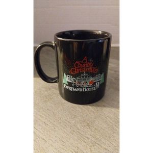 A COUNTRY CHRISTMAS Blue Ceramic Coffee Mug Opryland Hotel